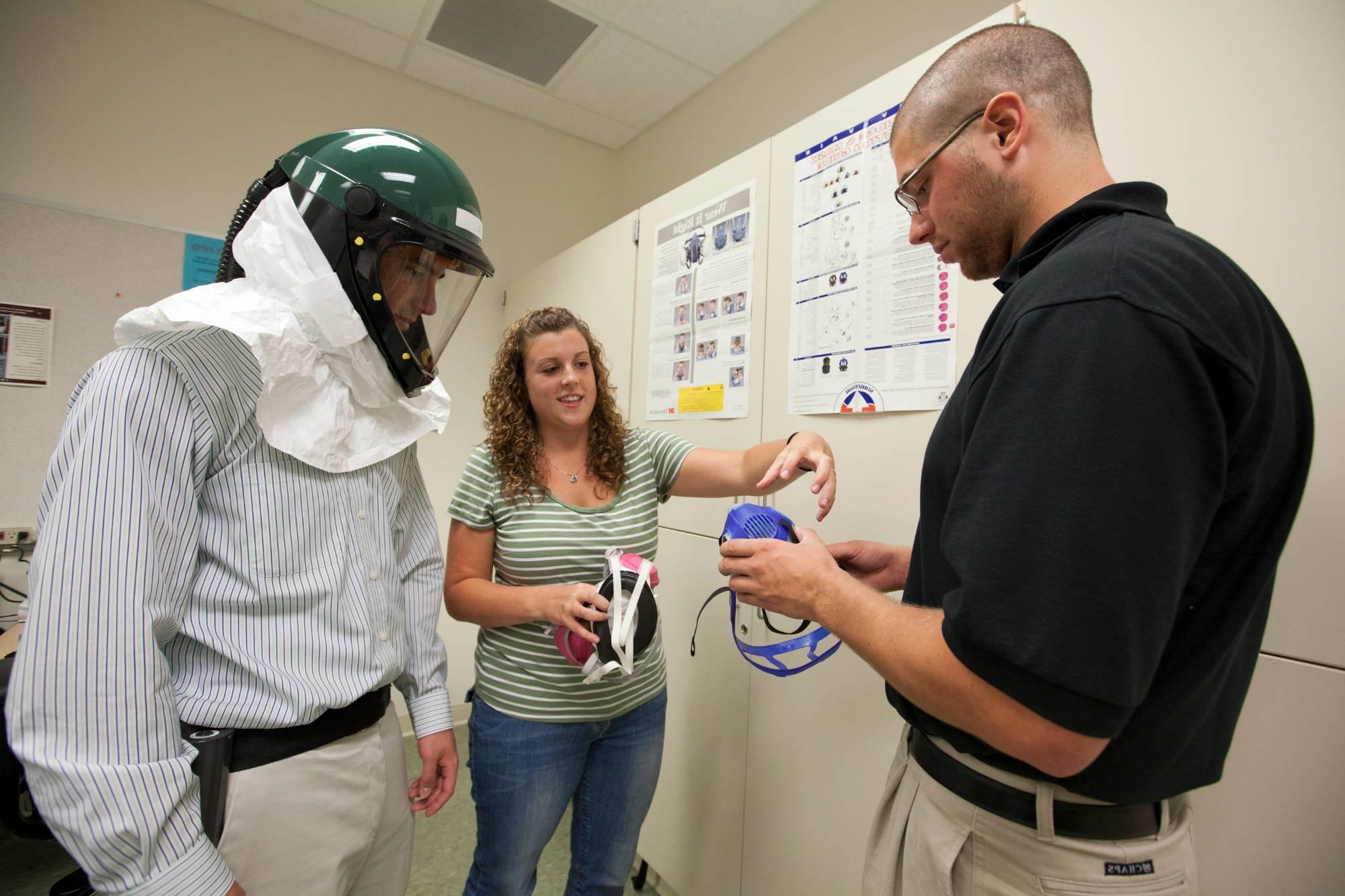 OSH students learn about personal protective equipment